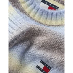 TJM REG OMBRE CNECK SWEATER