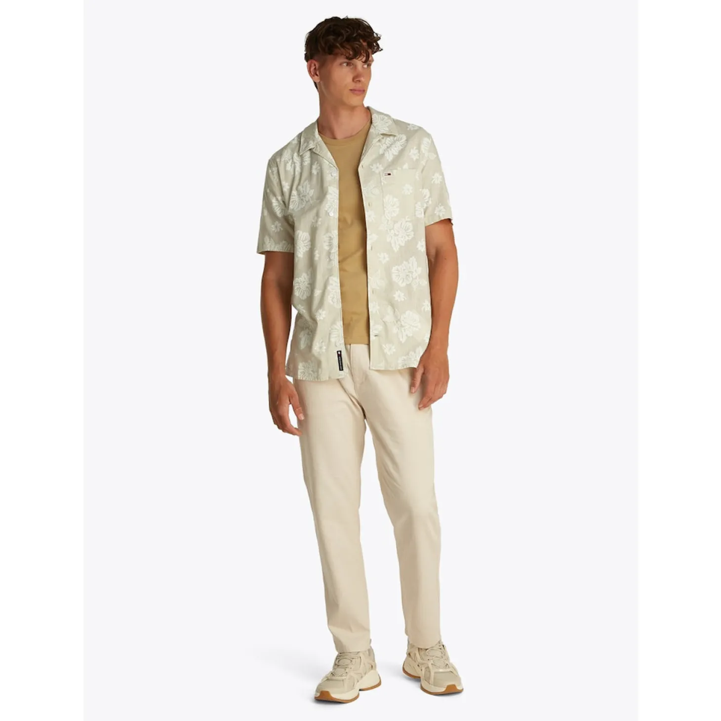 TJM REG SLUB AOP SS SHIRT EXT