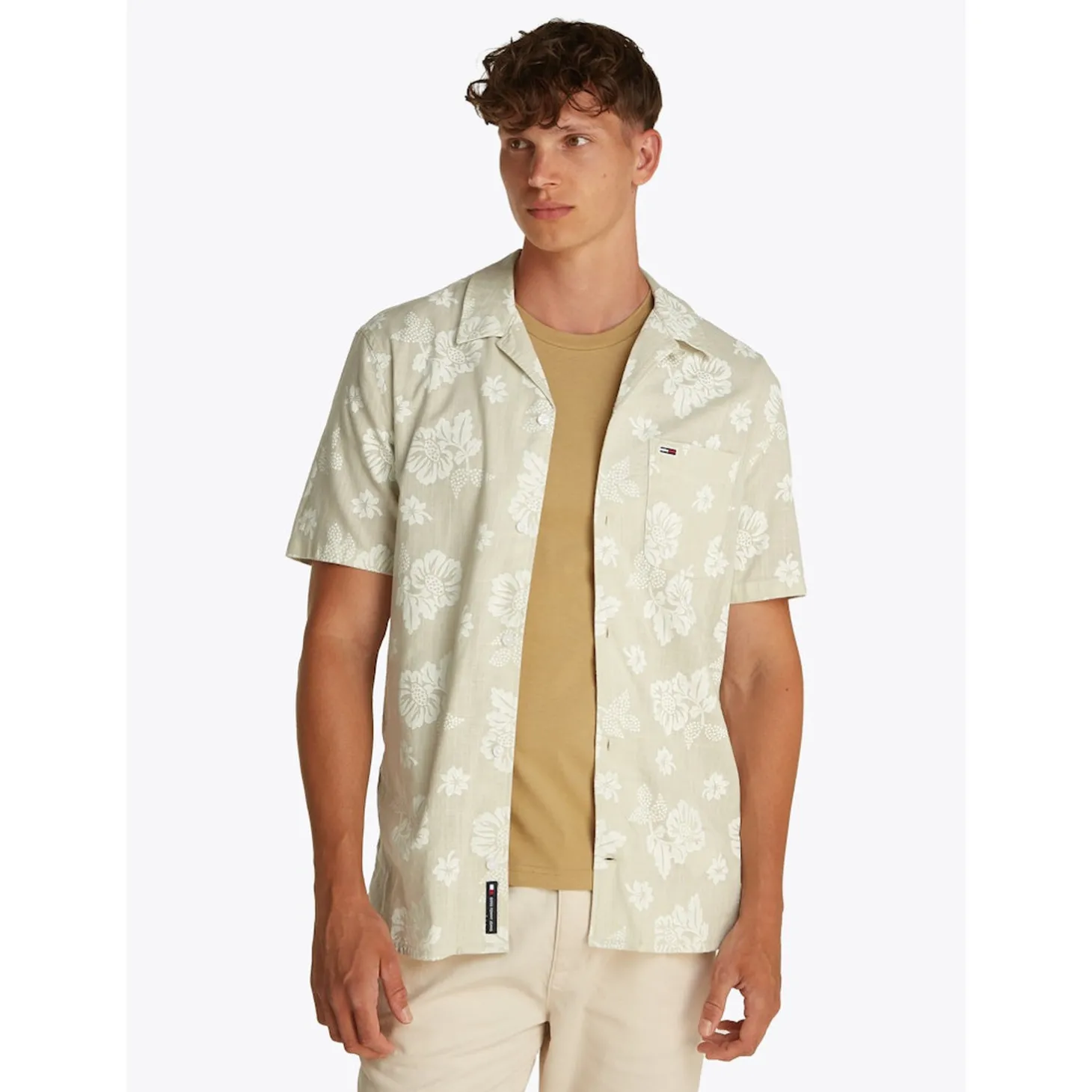 TJM REG SLUB AOP SS SHIRT EXT