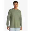 TJM SLIM WAFFLE LS TEE EXT