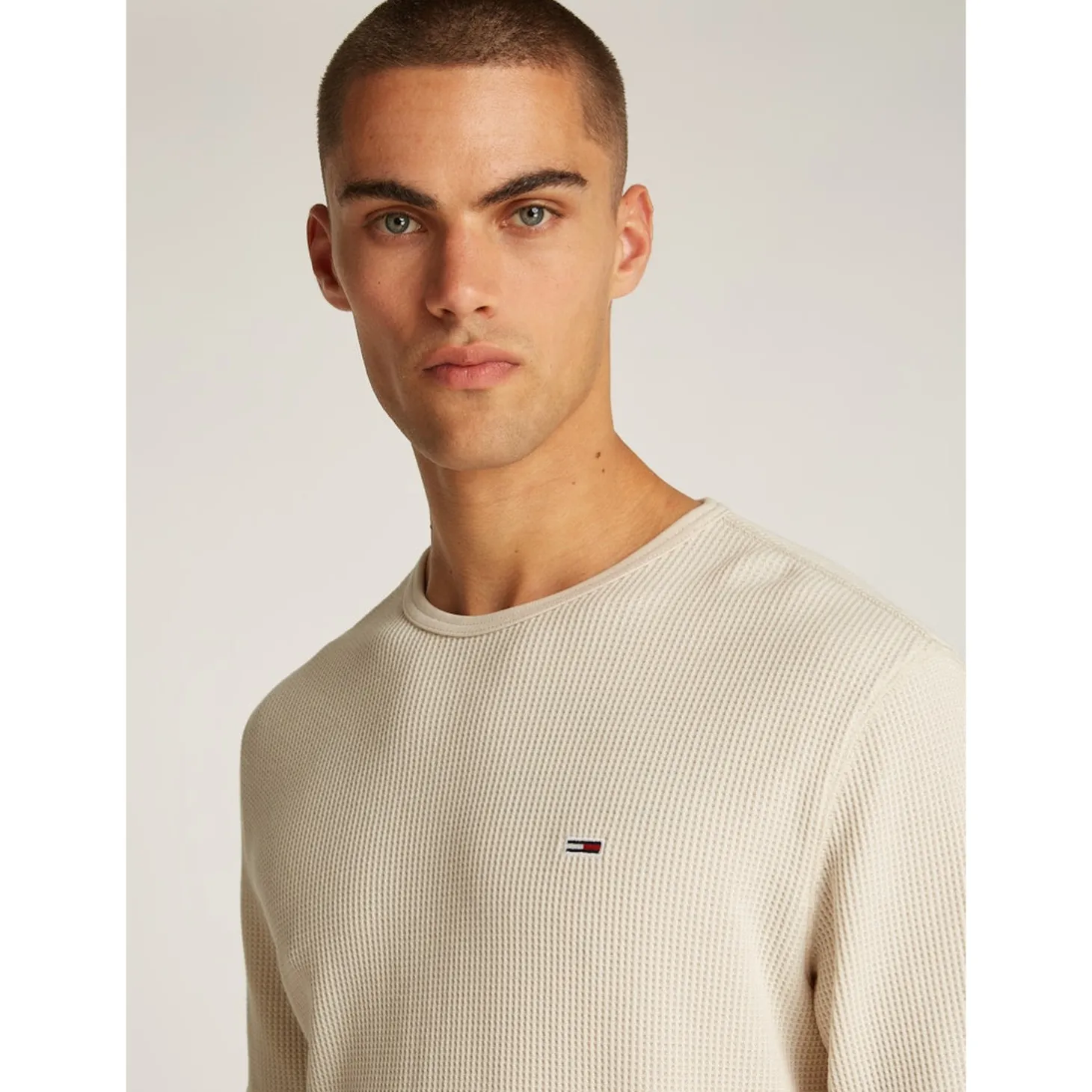 TJM SLIM WAFFLE L/S TEE EXT