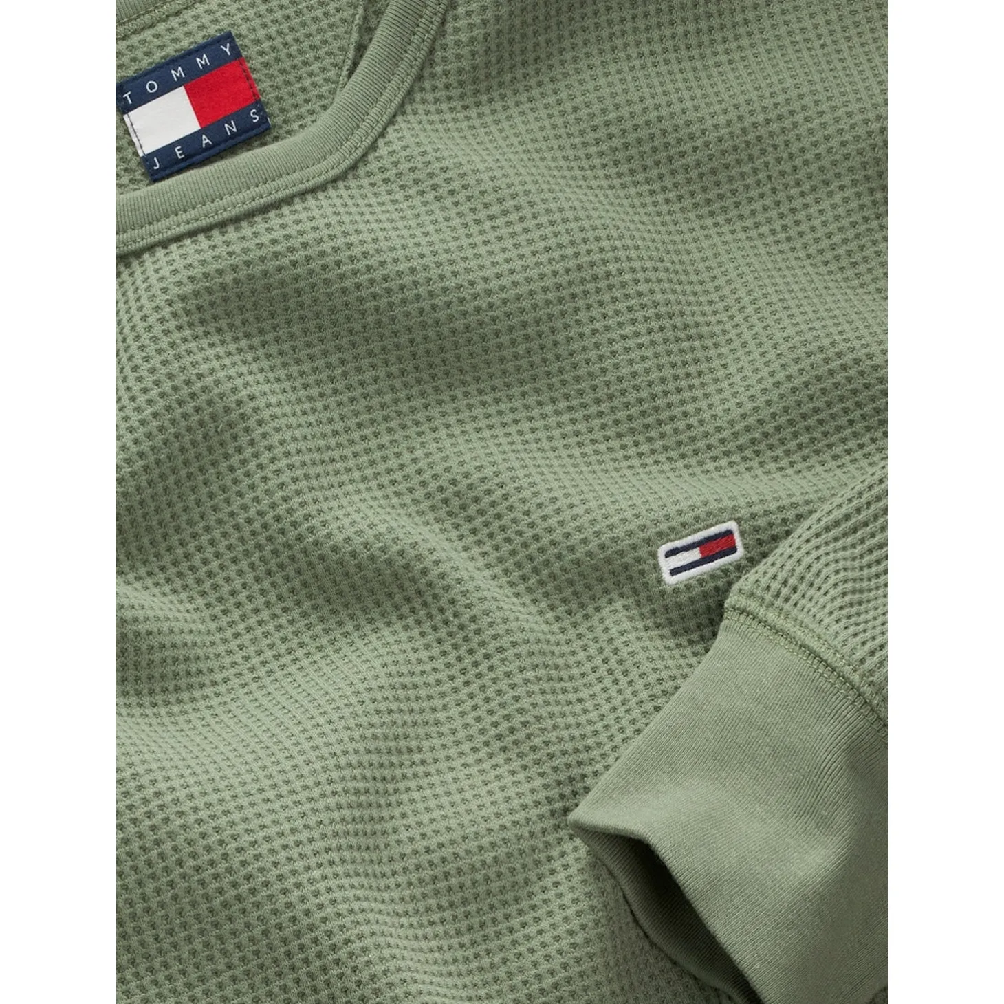 TJM SLIM WAFFLE LS TEE EXT