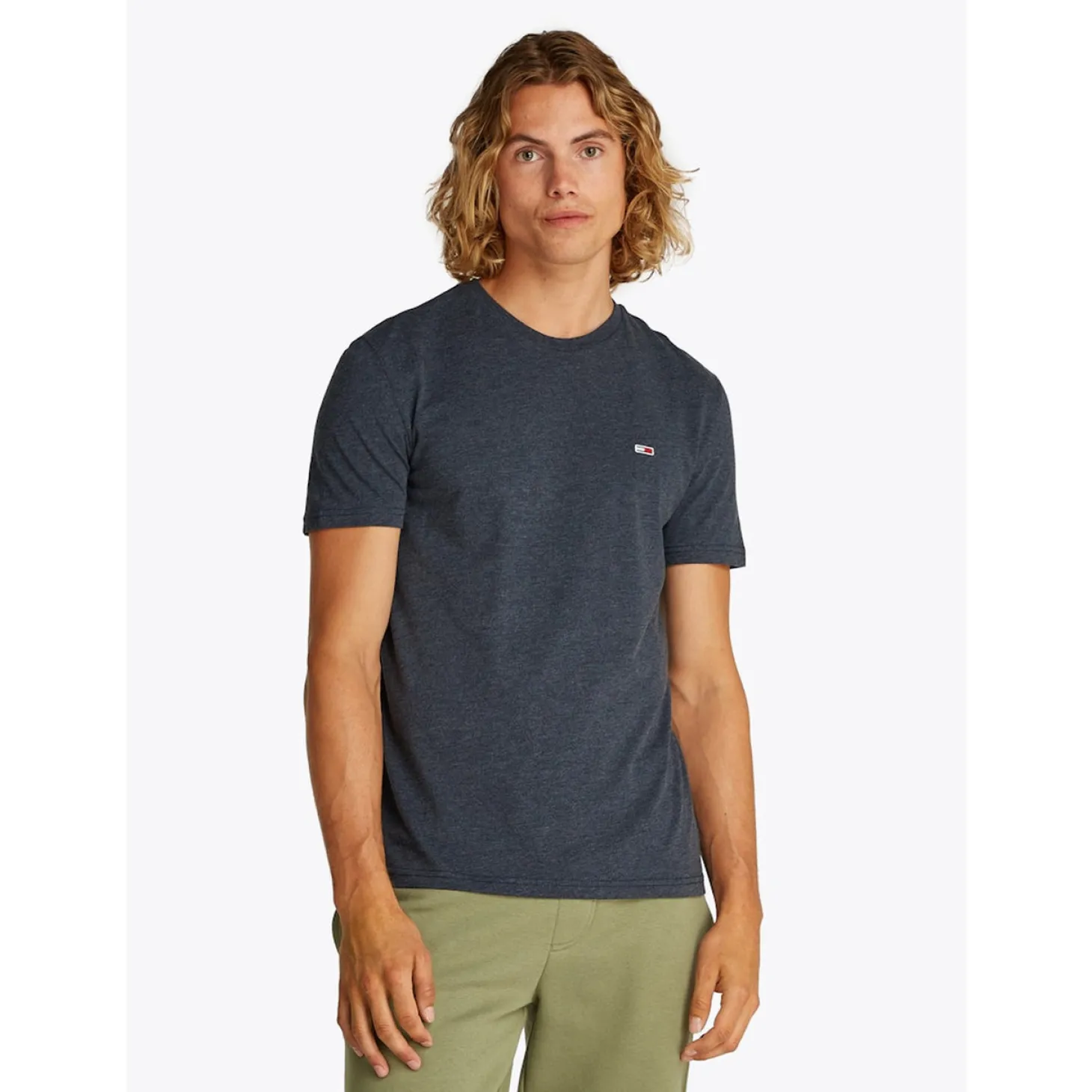 TJM XSLIM JASPE HTR TEE EXT