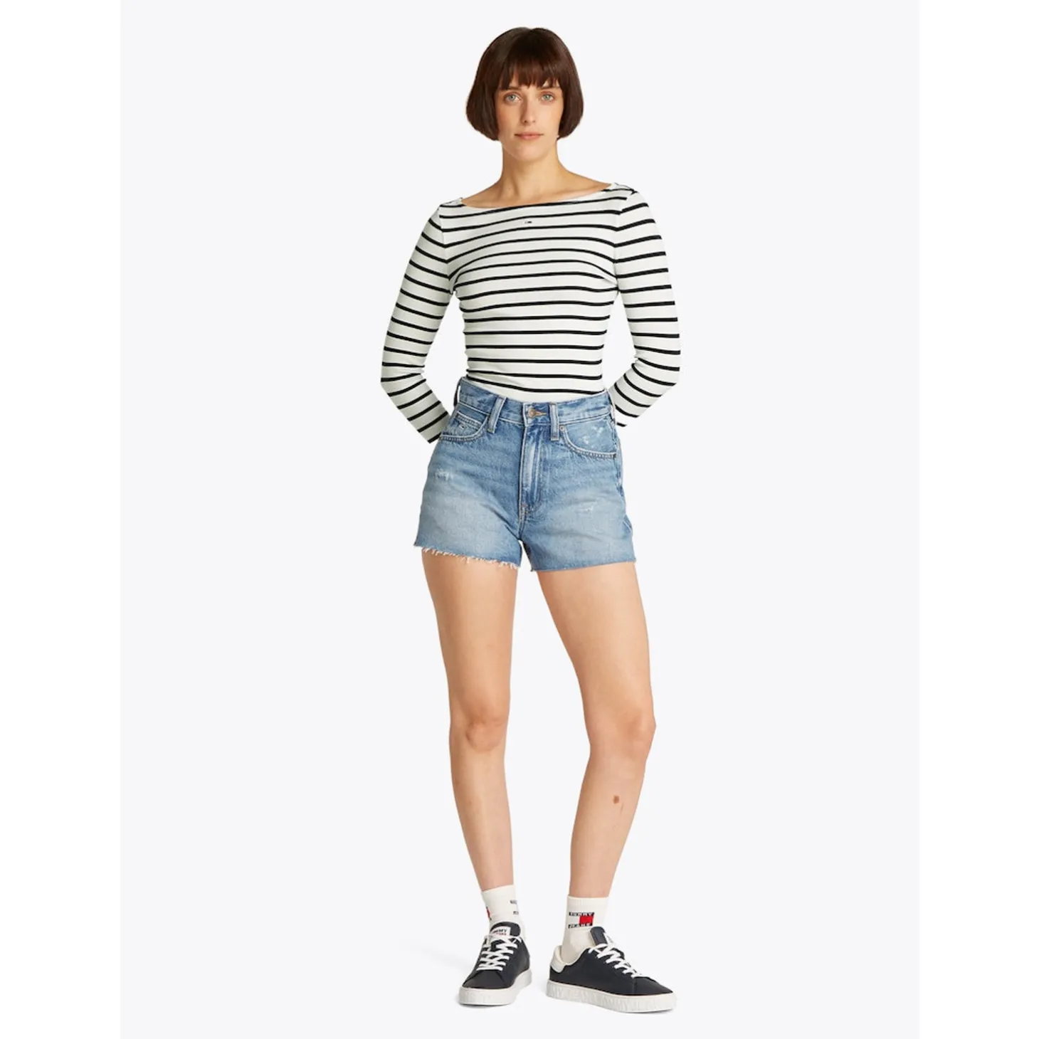 TJW BOAT NECK TOP LS