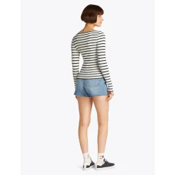 TJW BOAT NECK TOP LS