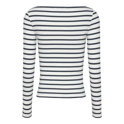 TJW BOAT NECK TOP LS