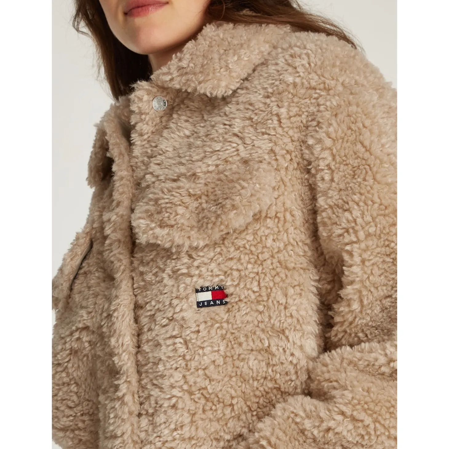 TJW FAUX SHEARLING TRUCKER