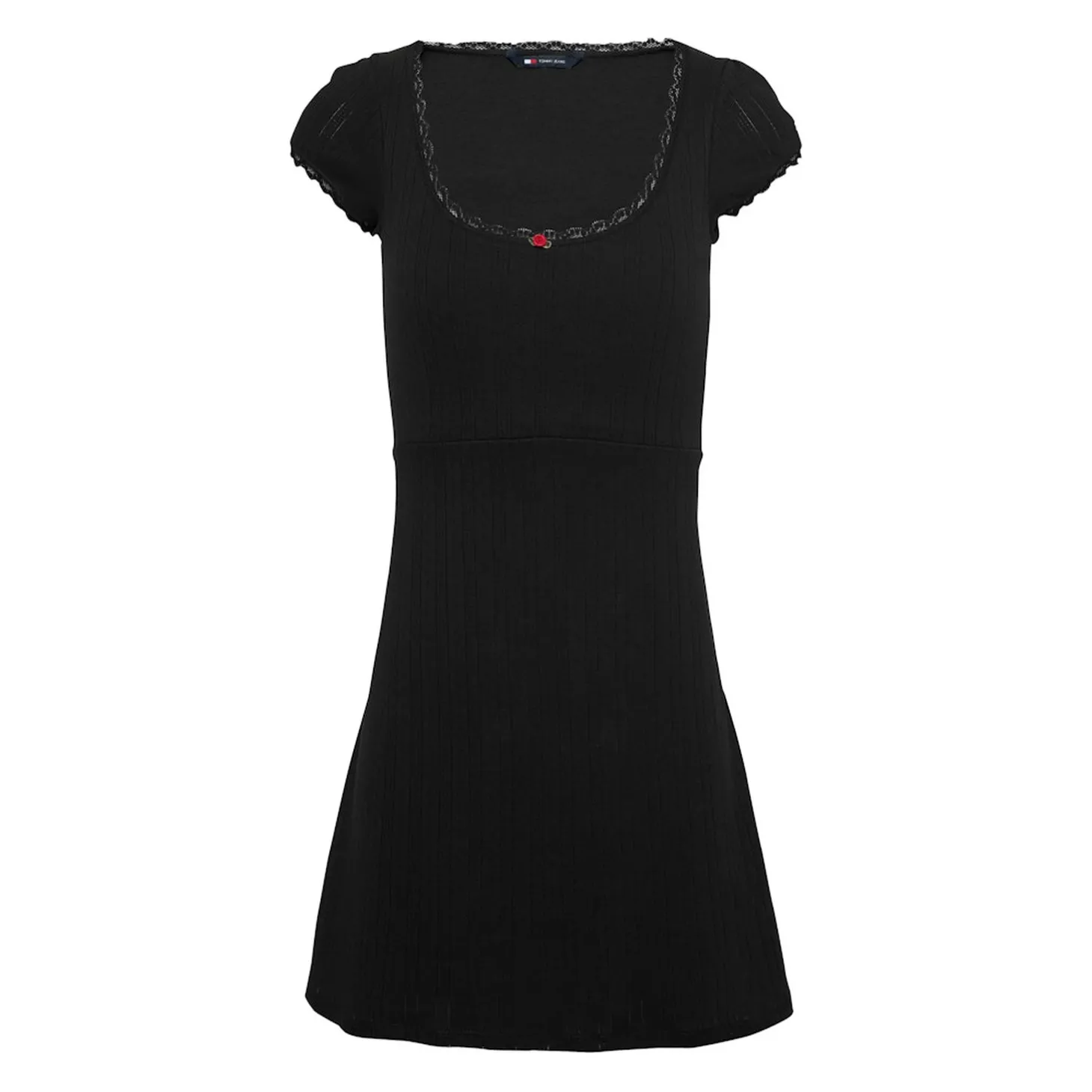 TJW POINTELLE A-LINE DRESS EXT