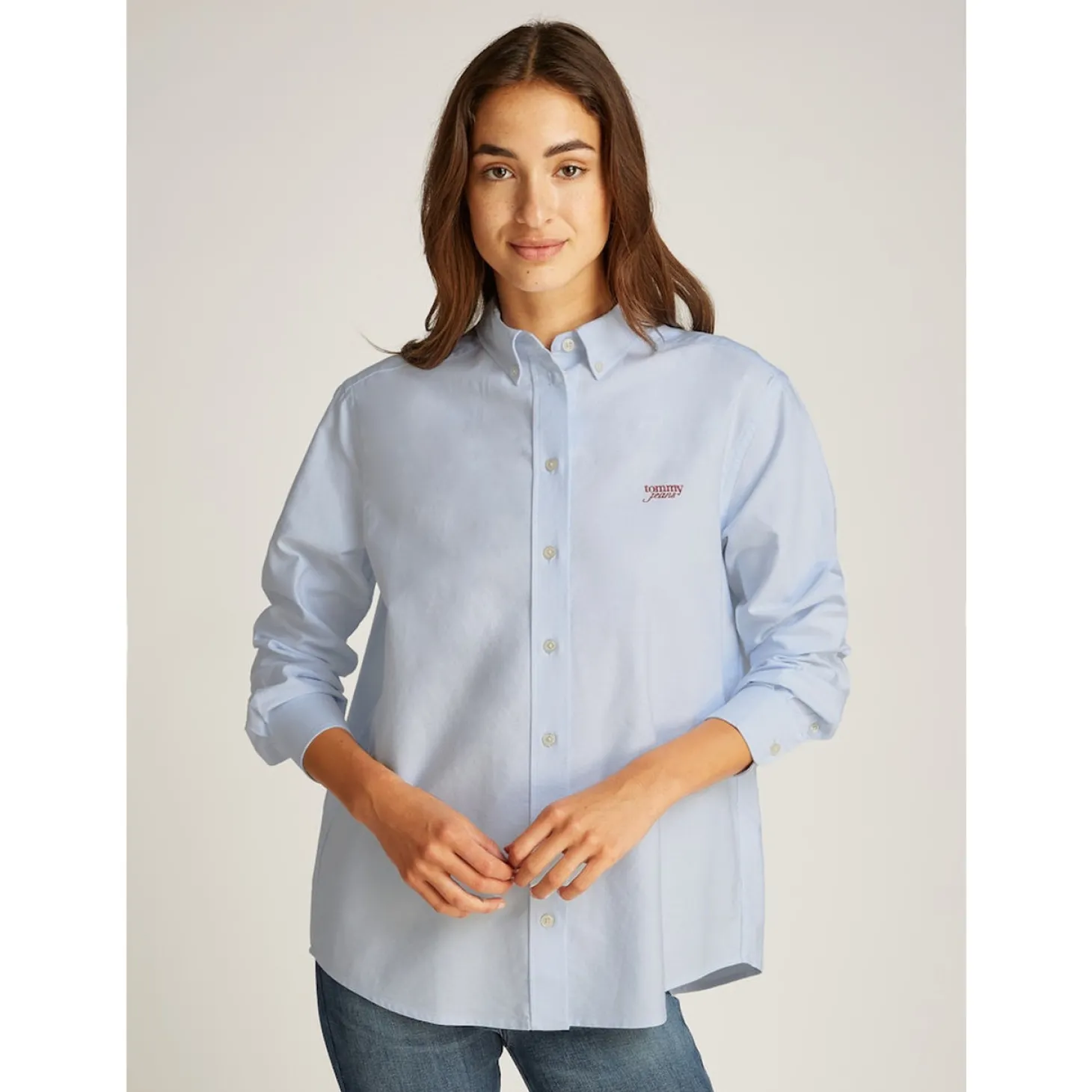 TJW RLX SCRIPT OXFORD SHIRT