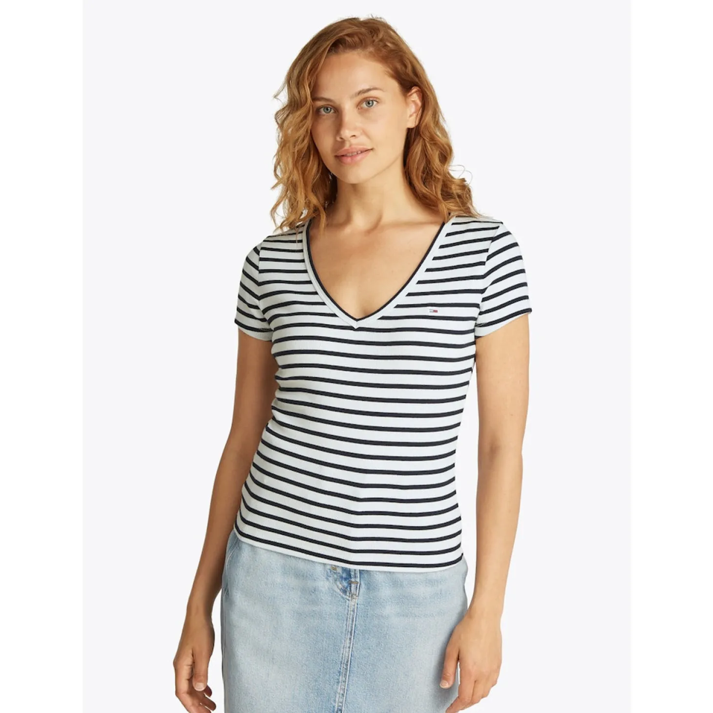 TJW SLIM ESSENTIAL RIB V SS