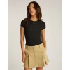 TJW SLIM POINTELLE RIB TEE