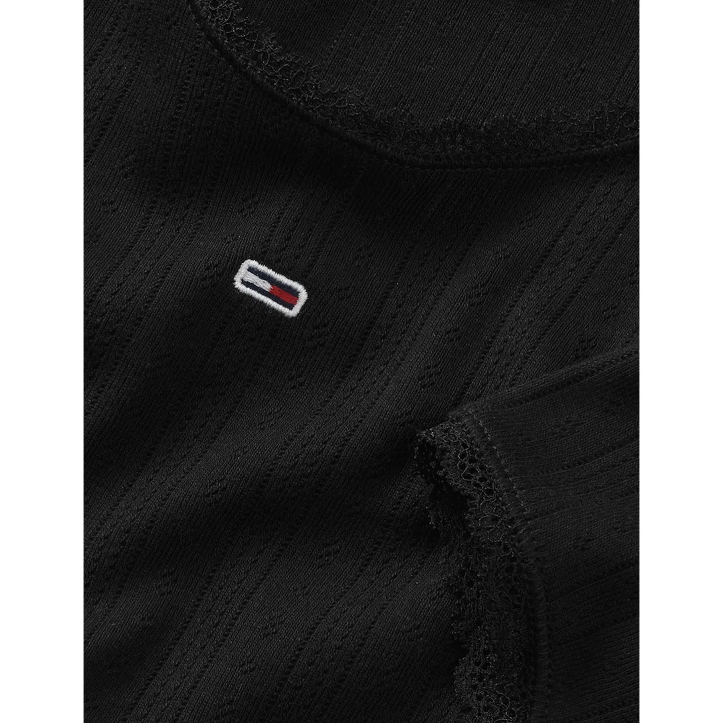 TJW SLIM POINTELLE RIB TEE