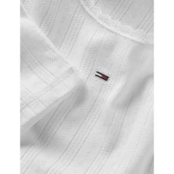 TJW SLIM POINTELLE RIB TEE LS