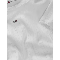 TJW SLIM POINTELLE RIB TEE
