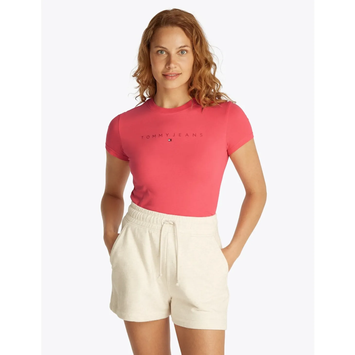 TJW SLIM TONAL LINEAR TEE EXT