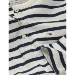 TJW SLM BUTTON RIB C-NECK LS E