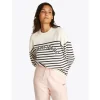 TJW STRIPE VARSITY SWEATER