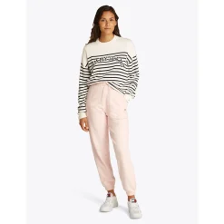 TJW STRIPE VARSITY SWEATER