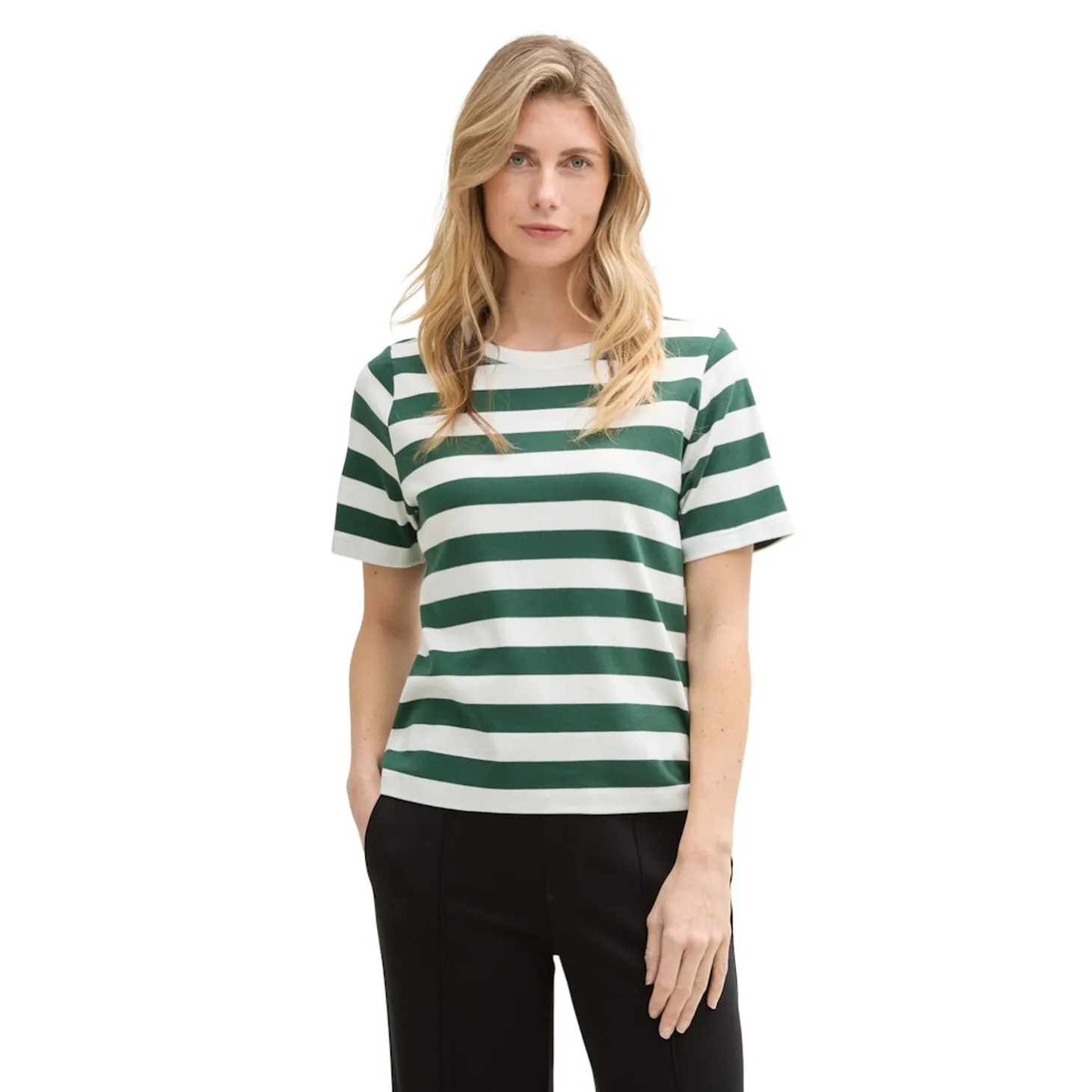 T-shirt boxy crew neck