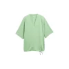 T-shirt cupro v-neck