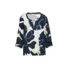 T-shirt henley alloverprinted