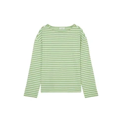 T-Shirt, LSL, Boatneck, Relaxe