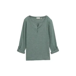 T-shirt stripe henley
