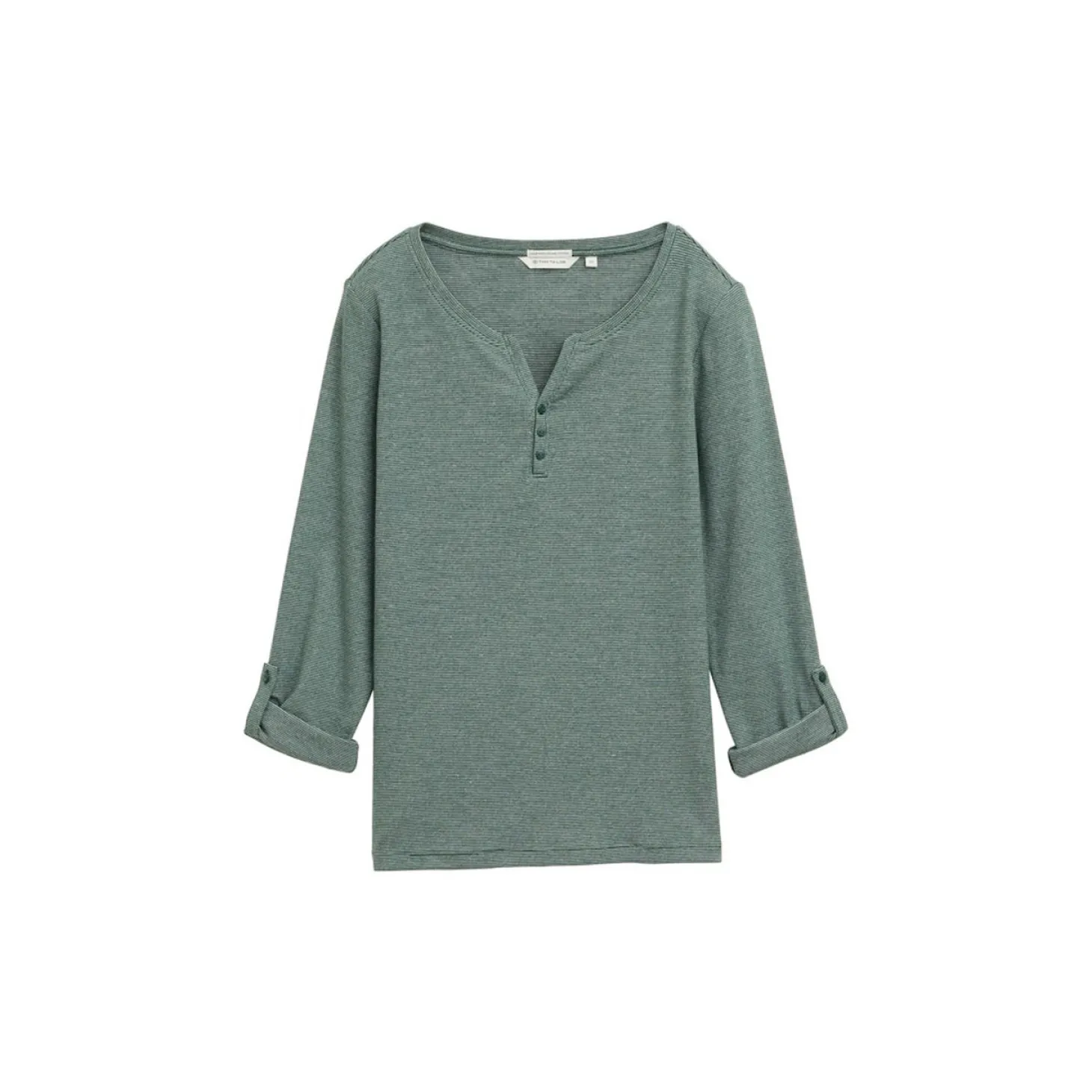 T-shirt stripe henley
