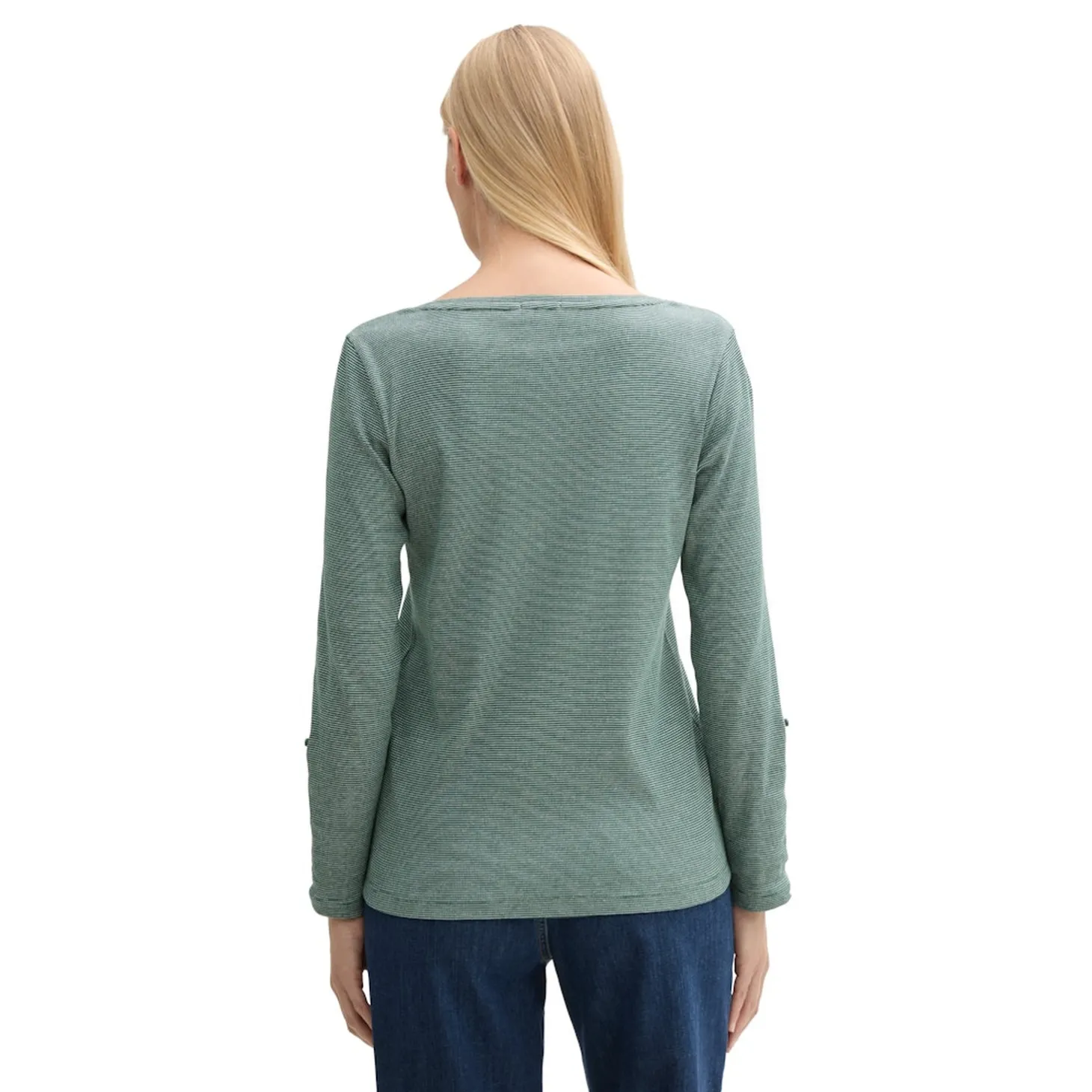 T-shirt stripe henley