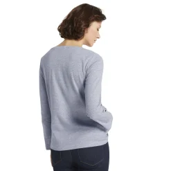 T-shirt stripe henley