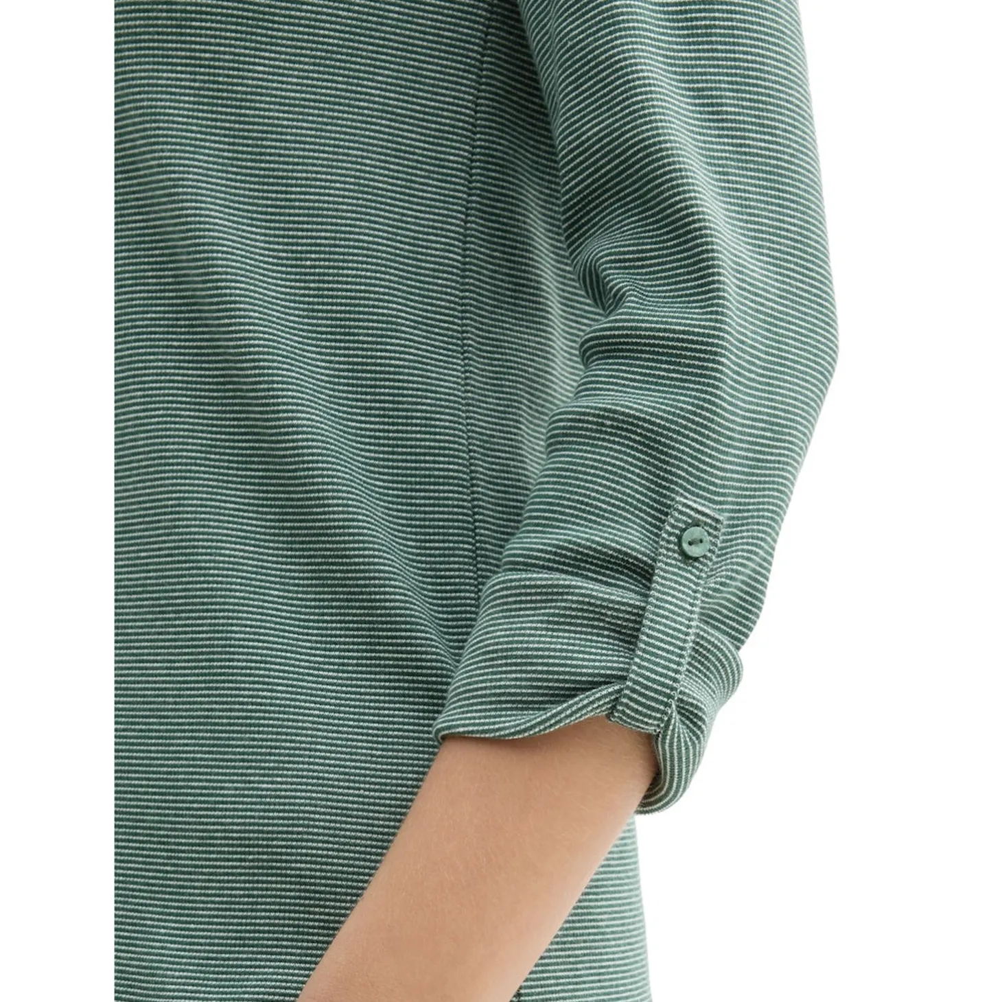 T-shirt stripe henley