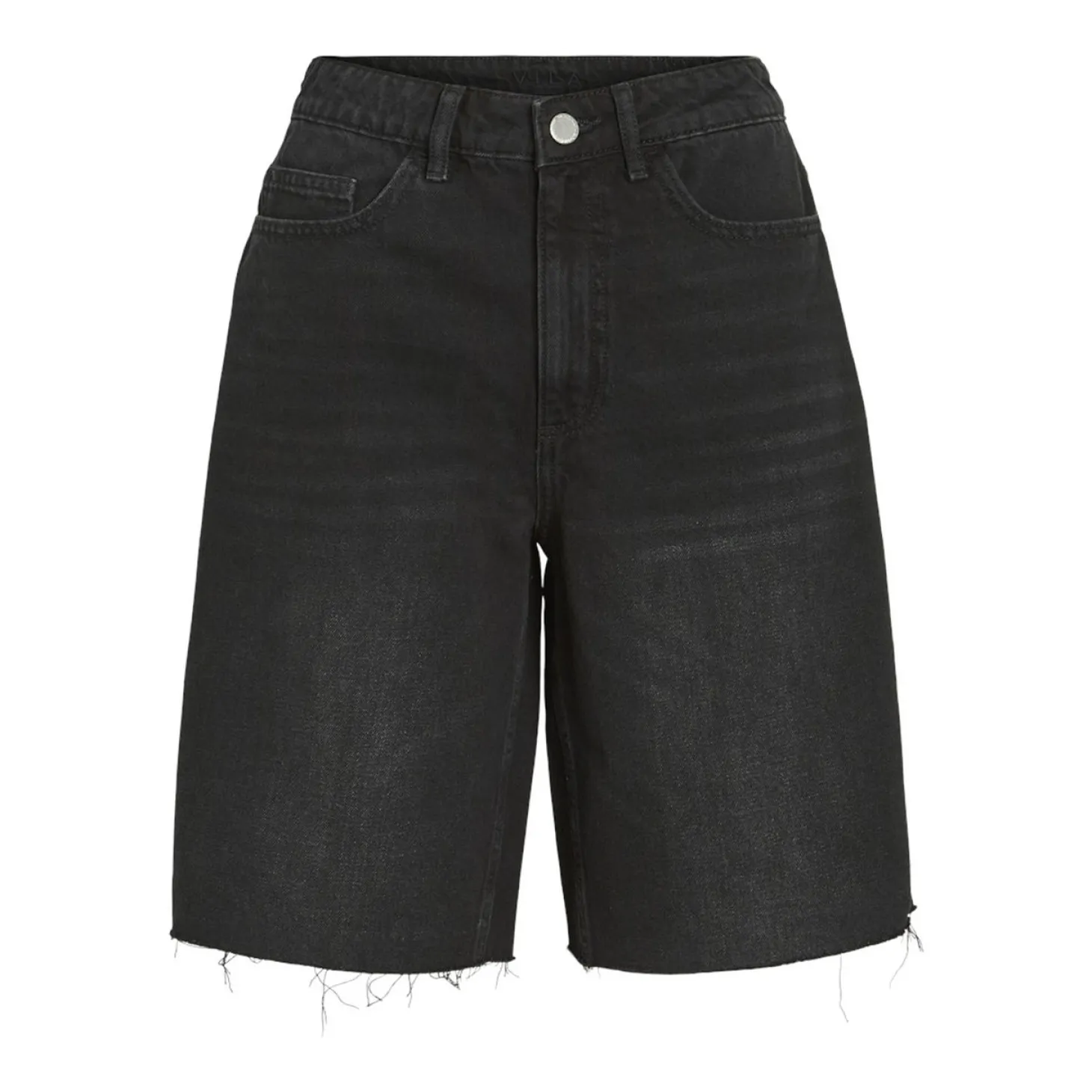 VICREEK HW BERMUDA DENIM SHORT