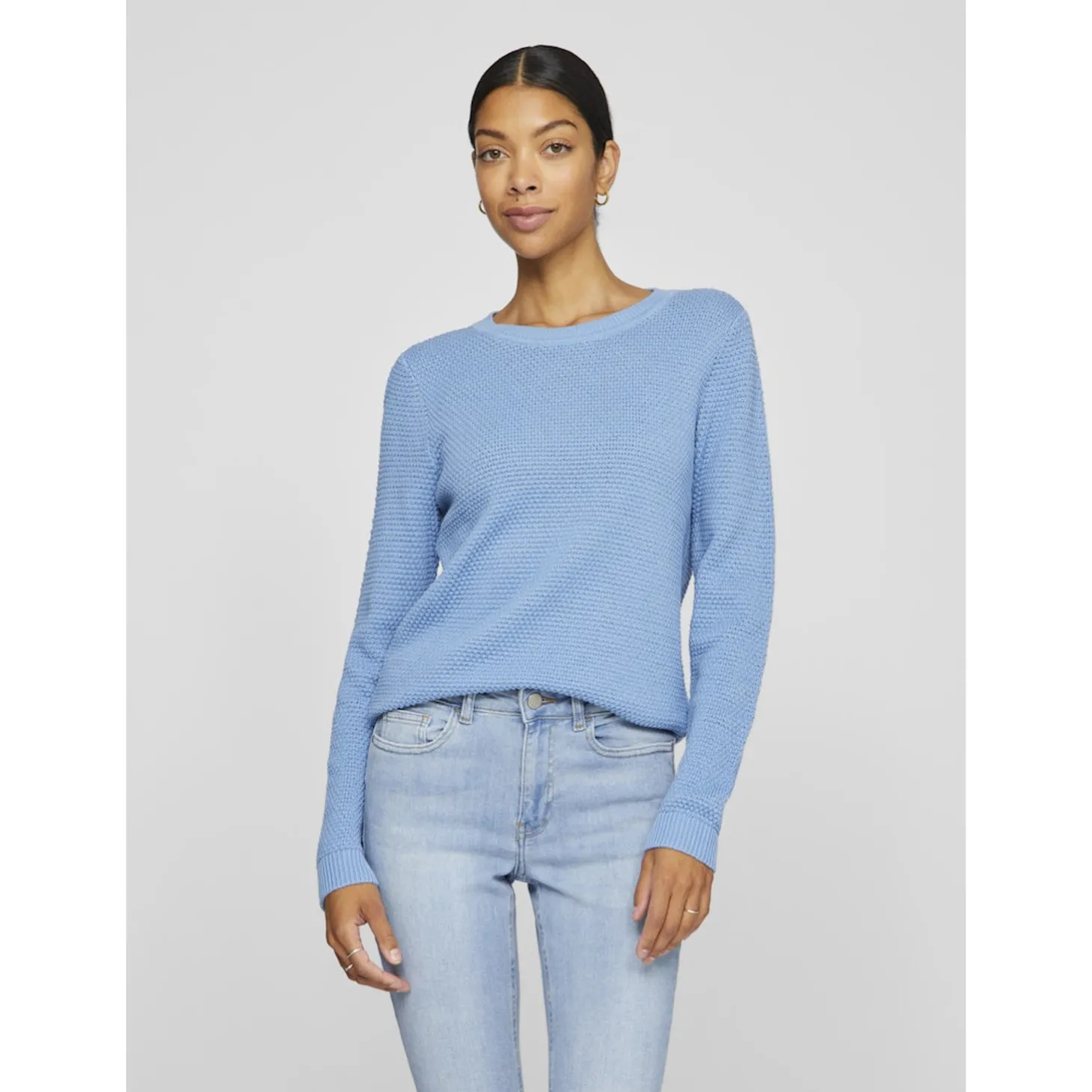 VIDALO O-NECK L/S KNIT TOP- NO
