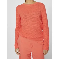 VIDALO O-NECK L/S KNIT TOP- NO