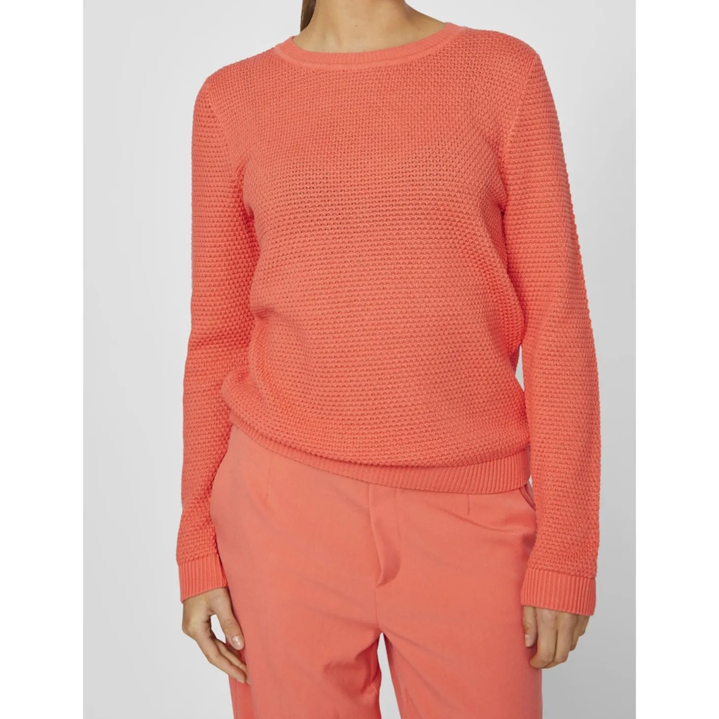 VIDALO O-NECK L/S KNIT TOP- NO