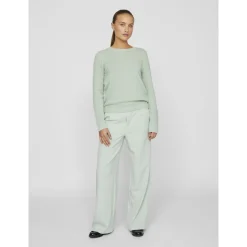 VIDALO O-NECK L/S KNIT TOP- NO