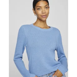 VIDALO O-NECK L/S KNIT TOP- NO