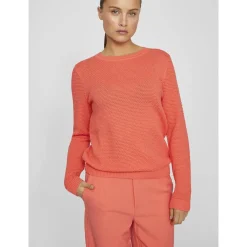 VIDALO O-NECK L/S KNIT TOP- NO