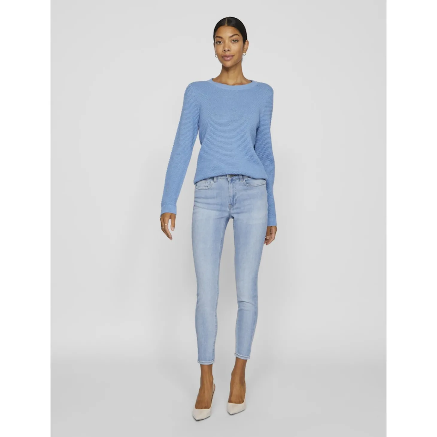 VIDALO O-NECK L/S KNIT TOP- NO