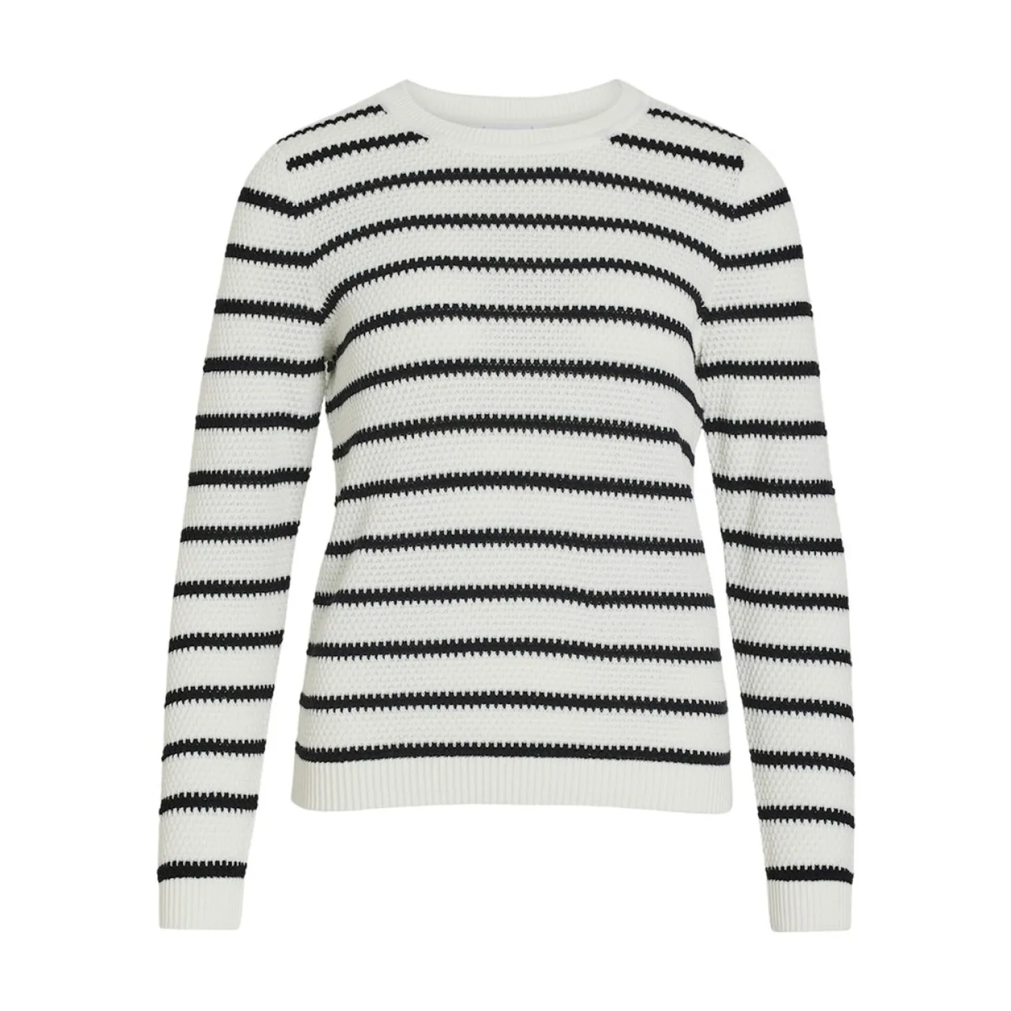 VIDALO O-NECK L/S STRIPE KNIT