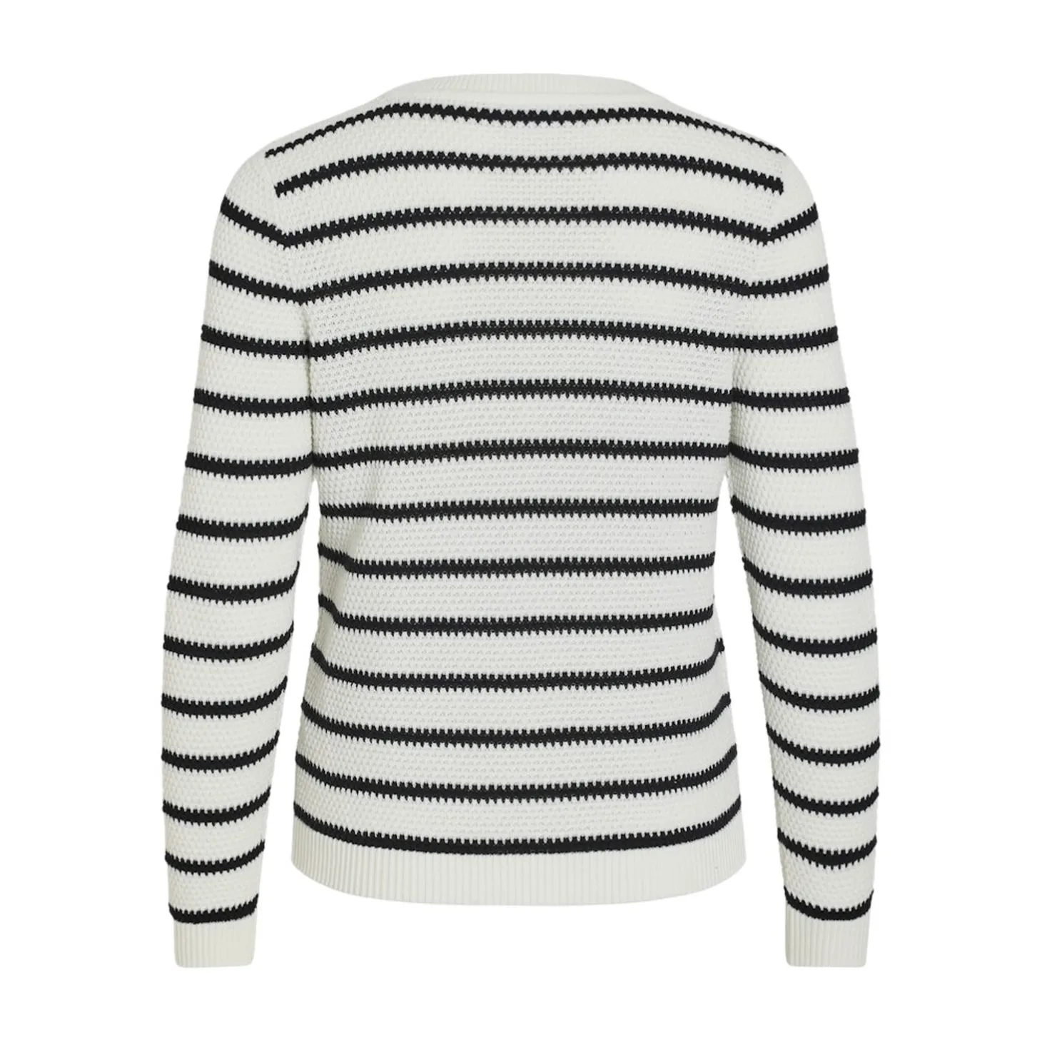 VIDALO O-NECK L/S STRIPE KNIT