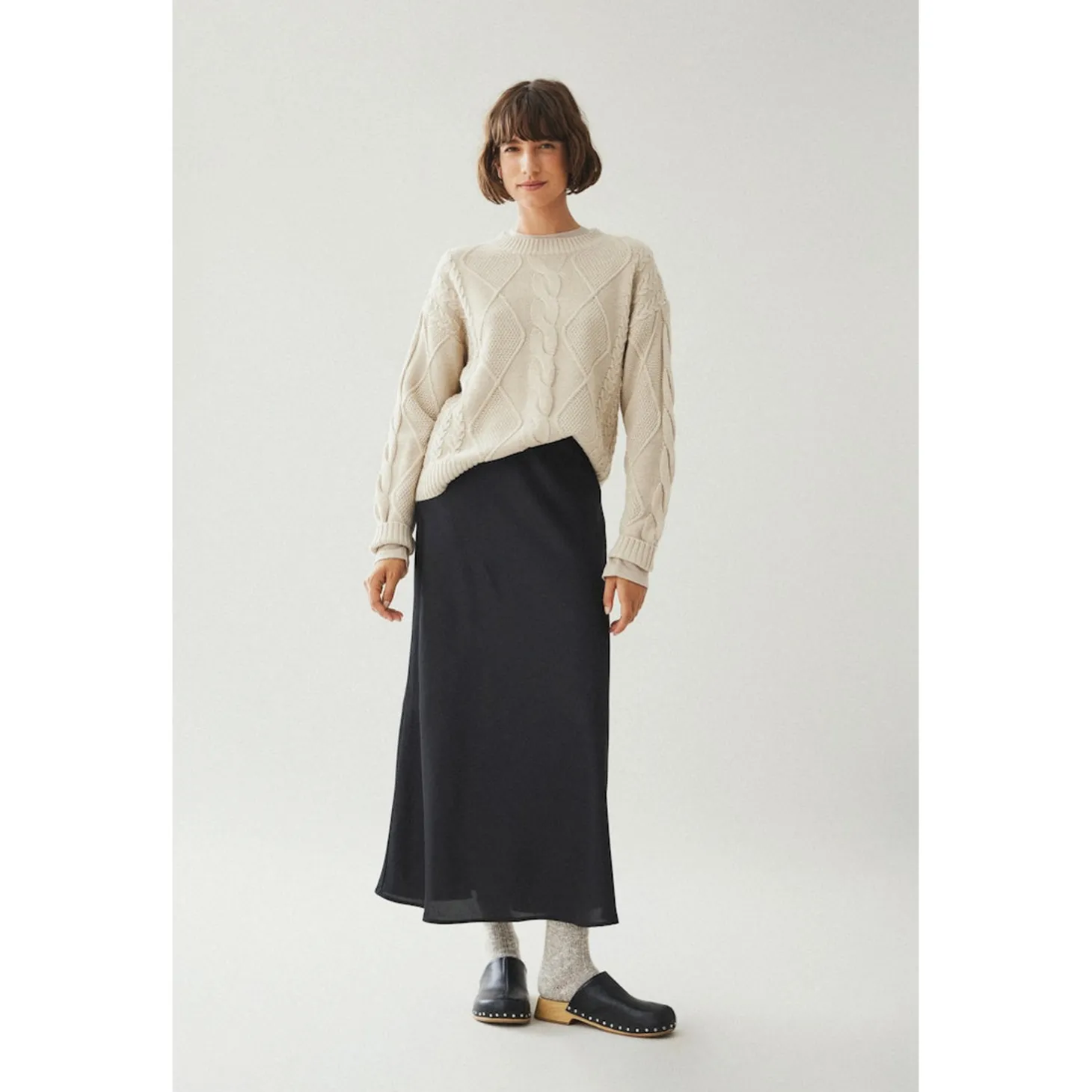 VIELLETTE HW MIDI SKIRT - NOOS