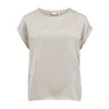VIELLETTE S/S SATIN TOP