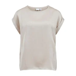 VIELLETTE S/S SATIN TOP