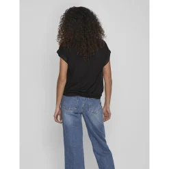 VIELLETTE S/S SATIN TOP