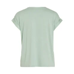VIELLETTE S/S SATIN TOP - NOOS
