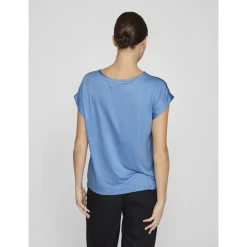 VIELLETTE S/S SATIN TOP - NOOS