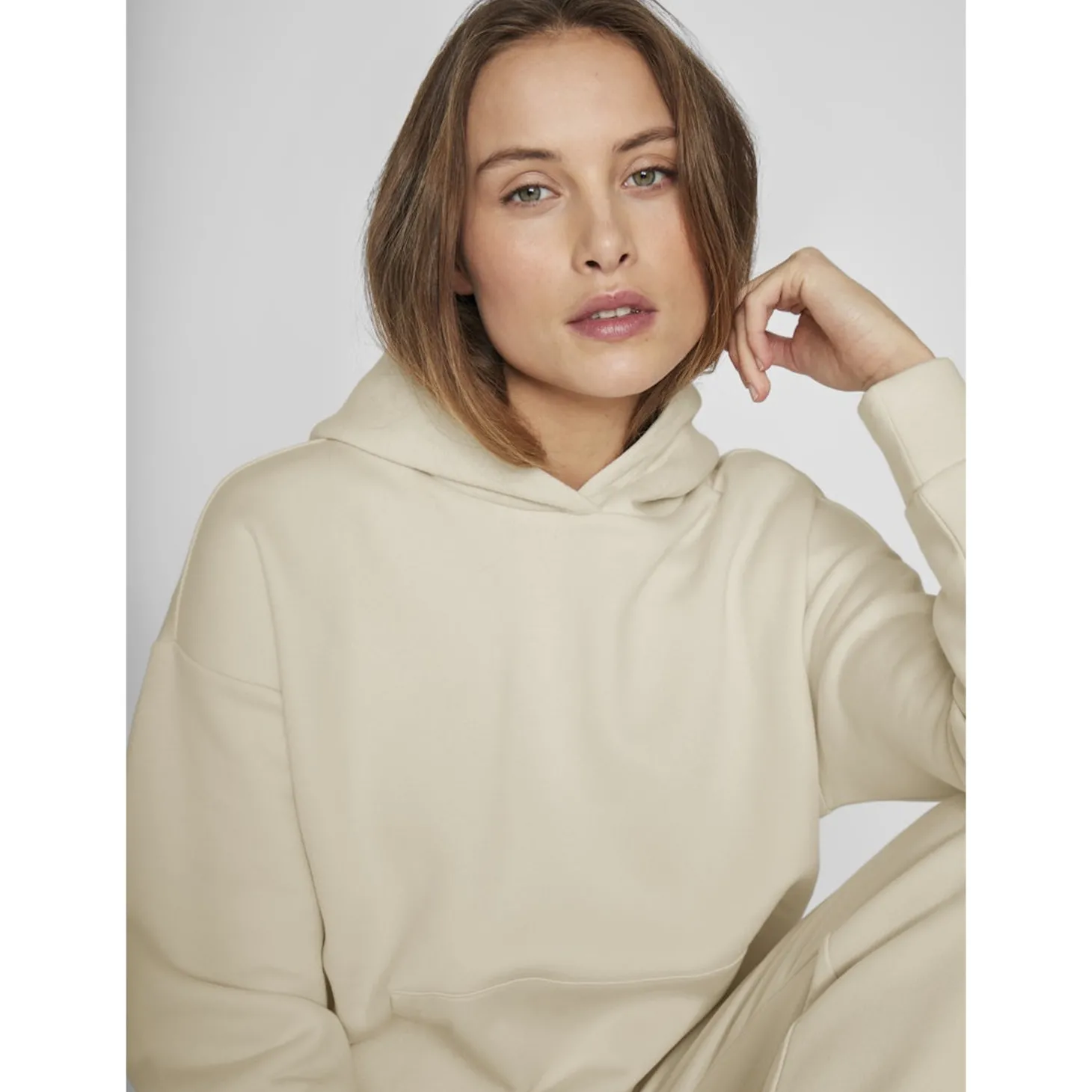 VIHURIS L/S LOOSE SWEAT HOODIE