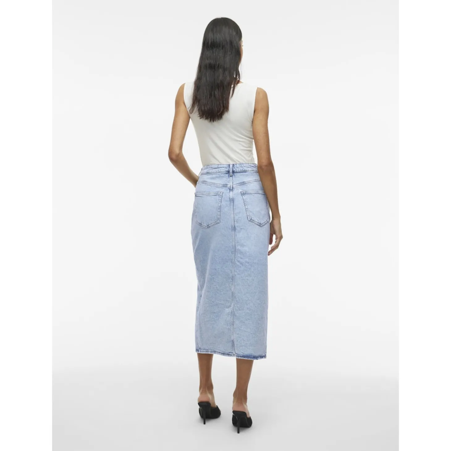 VIJAF HW MIDI DENIM SKIRT-NOOS
