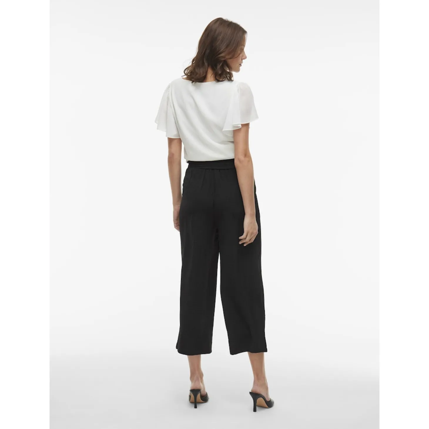 VIJOSA BELTED CULOTTE PANTS -